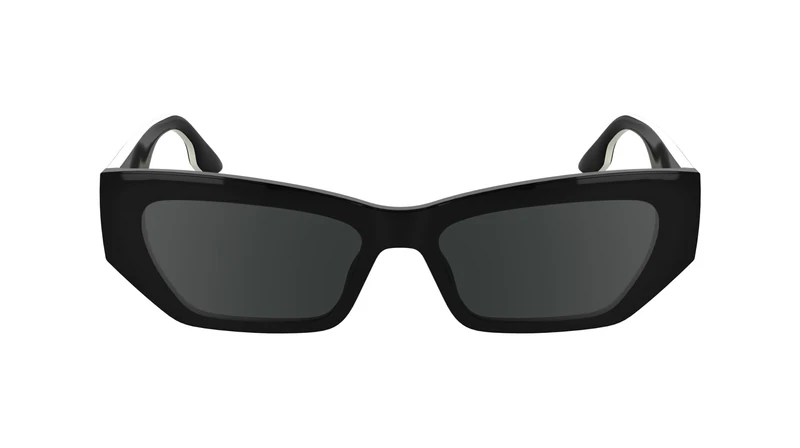 KARL LAGERFELD Unisex Adult Sunglasses KL6160S - Black with Solid Smoke Lens