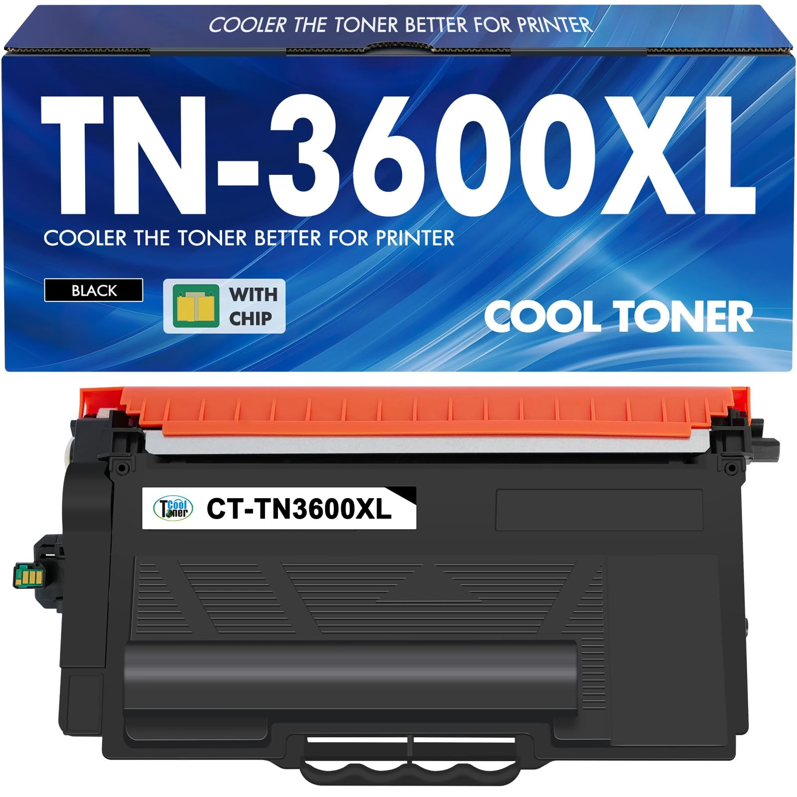 TN-3600XL TN-3600 Toner Kompatible for Brother TN3600XL TN3600 MFC-L5710DW MFC-L5710DN MFC-L6710DW HL-L5210DN HL-L6415DN HL-L6210DW DCP-L5510DW MFC-L6910DN HL-L5210DW HL-L5215DN - Black (With Chip)