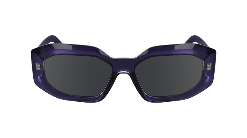 KARL LAGERFELD Women's Sunglasses KL6167S - Purple with Solid Grey Violet Lens