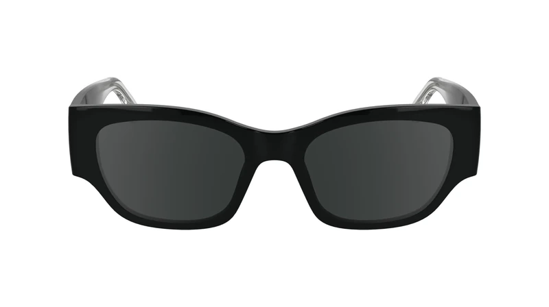 KARL LAGERFELD Unisex Adult Sunglasses KLJ6168S - Shiny Black with Solid Smoke Lens