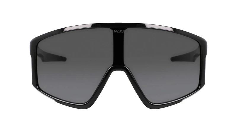 DRAGON Men's Amped Sunglasses, Black with Lumalens Smoke Lens, One Size