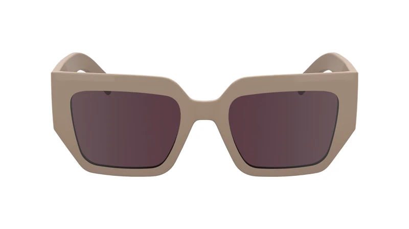 KARL LAGERFELD Women's Sunglasses KL6166S - Nude with Solid Purple Lens