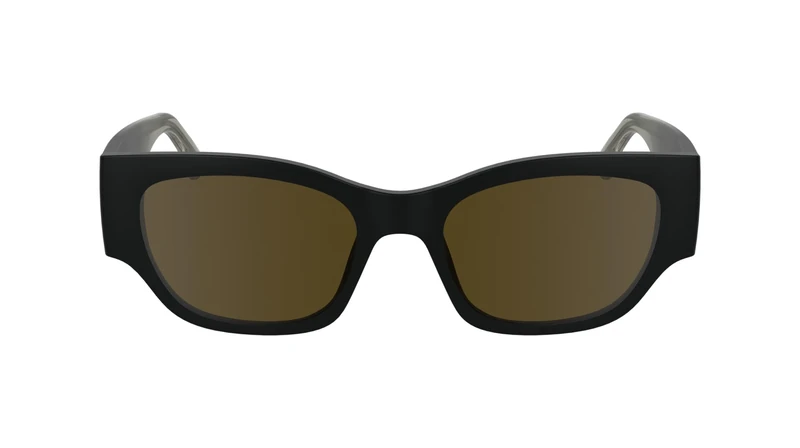KARL LAGERFELD Unisex Adult Sunglasses KLJ6168S - Matte Black with Solid Brown Lens