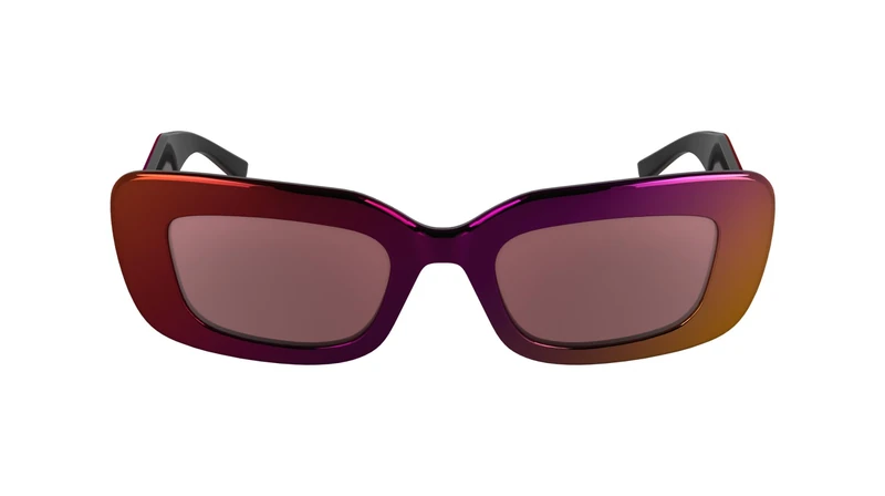 KARL LAGERFELD Women's Sunglasses KL6164S - Mirror Wine with Solid Mirror Pink Lens