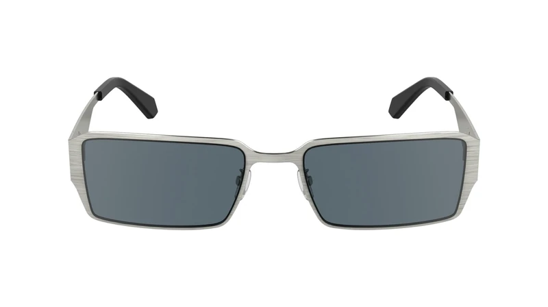 Calvin Klein Jeans Unisex Adult Sunglasses CKJ24206S - Silver with Solid Light Grey Lens