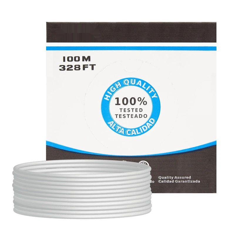 Blendend Category 5E, rigid FTP type, AWG24 gauge, 100m length, offers protection against electromagnetic interference, ideal for structured installations and computer networks.