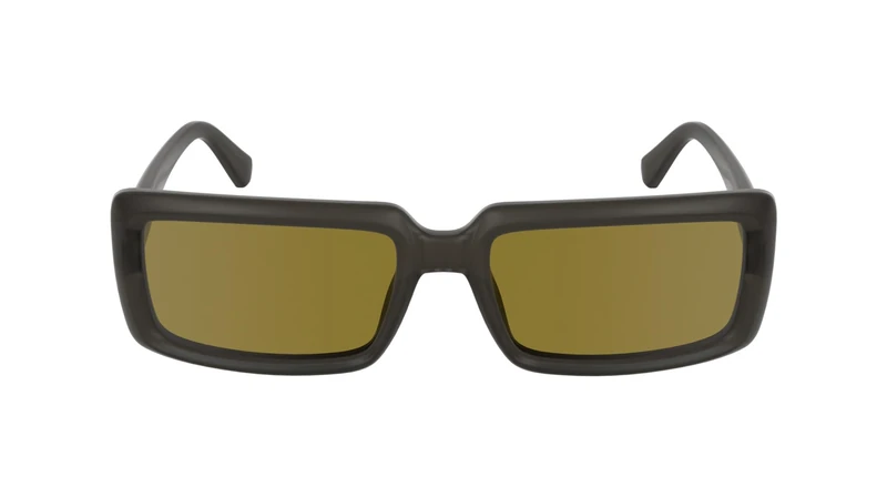 CALVIN KLEIN Jeans Unisex Adult Sunglasses CKJ24622S - Brown with Solid Ocher Lens