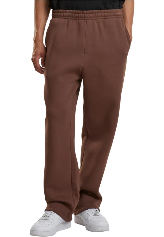 Build your Brand Men's By288-fluffy Trackpants Track Pants, Chocolatebrown, 4XL