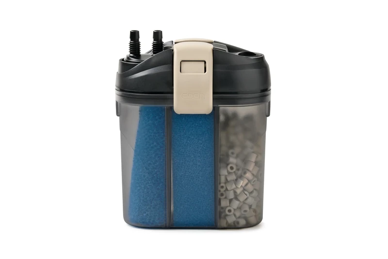 Eden 94087 FET 100 Aquarium External Filter for Aquariums up to 100 Litres Includes RCA Control Heater Double Filter System Space-Saving Storage in Base Cabinet Low Vibration Virtually Silent