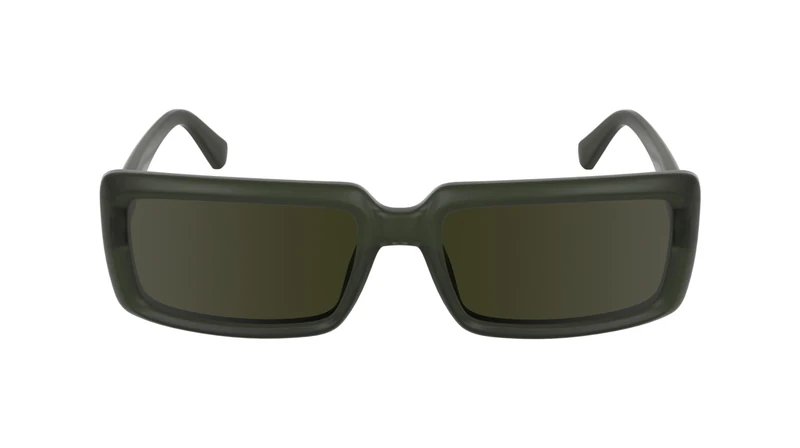 CALVIN KLEIN Jeans Unisex Adult Sunglasses CKJ24622S - Khaki with Solid Khaki Lens