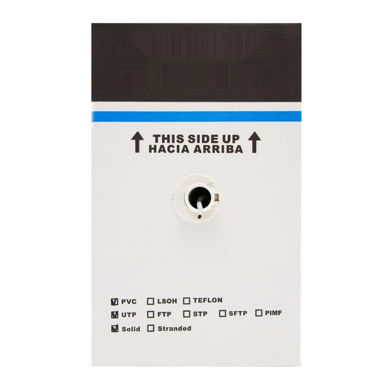 Blendend AWG24 1000ft Cat.5e UTP Rigid Network Cable - Ideal for stable and fast network connections in homes and offices.