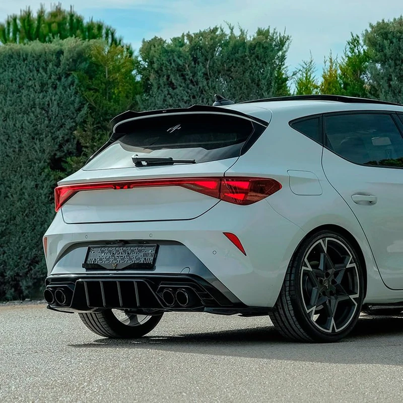 Oneway Rear Diffuser compatible with Cupra Leon HB MK1 2020- - Gloss black