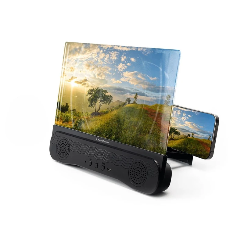 Rechargeable Screen Magnifier with Speaker for Mobile Phones Screenier InnovaGoods - Image 1