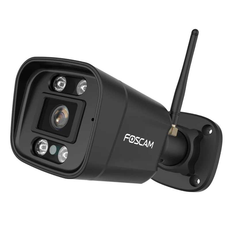 Foscam V8P 4K 8MP Dual Band WiFi Surveillance Camera with Integrated Headlight and Alarm Siren (Black)