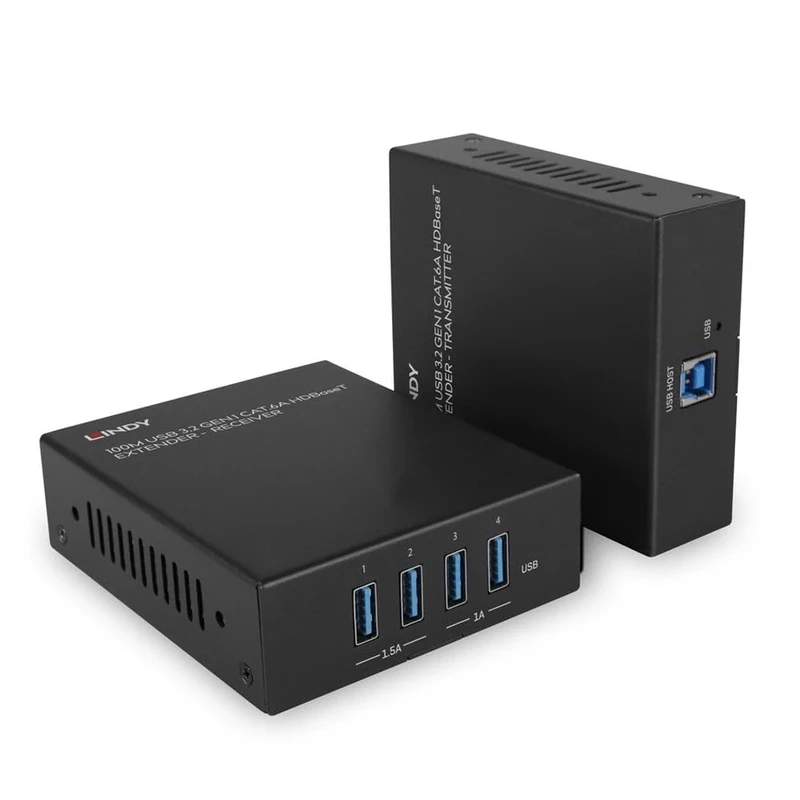 LINDY USB 3.2 Gen 1 Cat.6A HDBaseT Extender, 100m