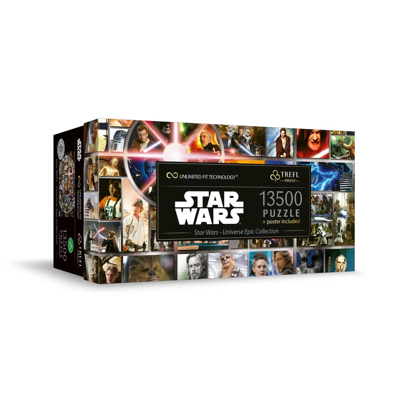 TREFL Prime UFT: Star Wars, Universe Epic Collection-13500 Pieces, Large Jigsaw Puzzle, Cardboard with Extra Thickness, BIO, EKO, Fun for Adults and Children from 12 Years, Multicoloured, 81036