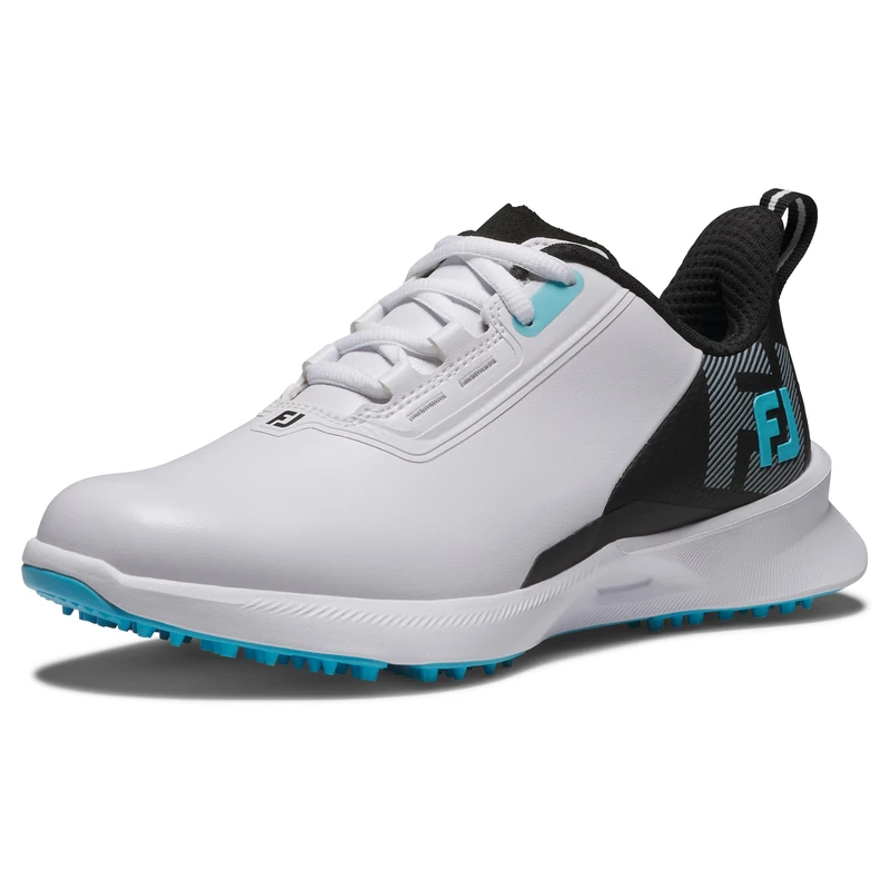 FootJoy FJ Fuel Junior, White/Black/Blue, 2 UK Medium