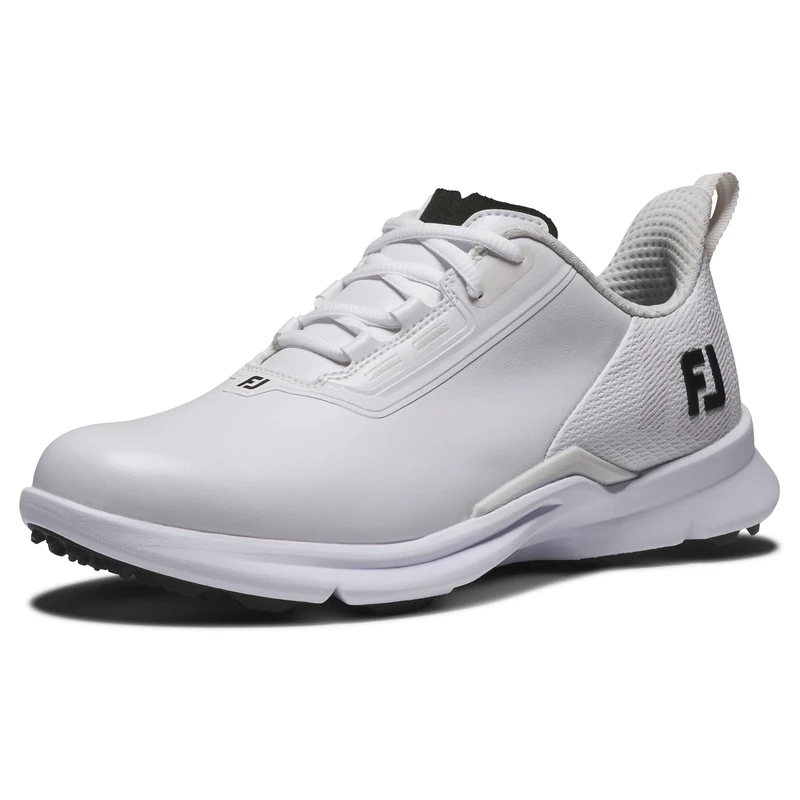 FootJoy Women's Fuel Golf Shoe, White/Black/Grey, 4.5 UK Wide
