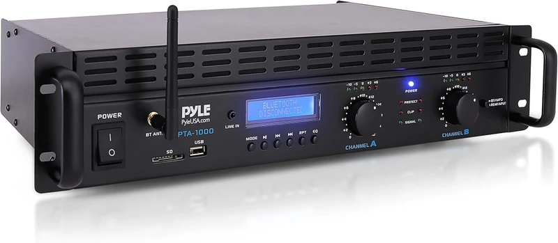 Pyle Usa Home Audio Amplifier Home Theater Power Stereo Receiver, Surround Sound