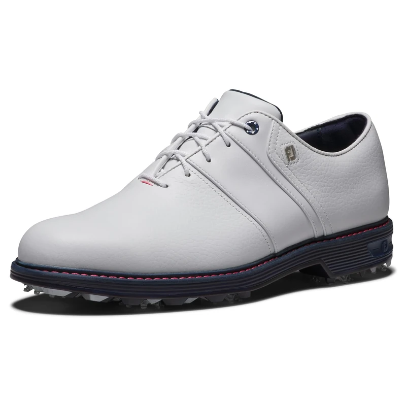 FootJoy Men's FJ Premiere Series Packard, White/Navy/Pink, 14 UK Medium