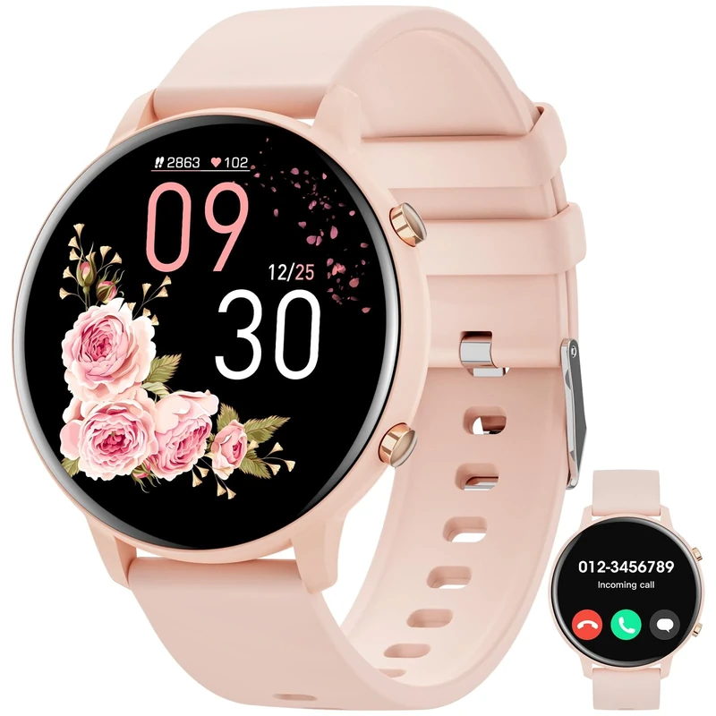 Hwagol 1.39" Smartwatch - Bluetooth Calls, 140+ Sports, Waterproof HR