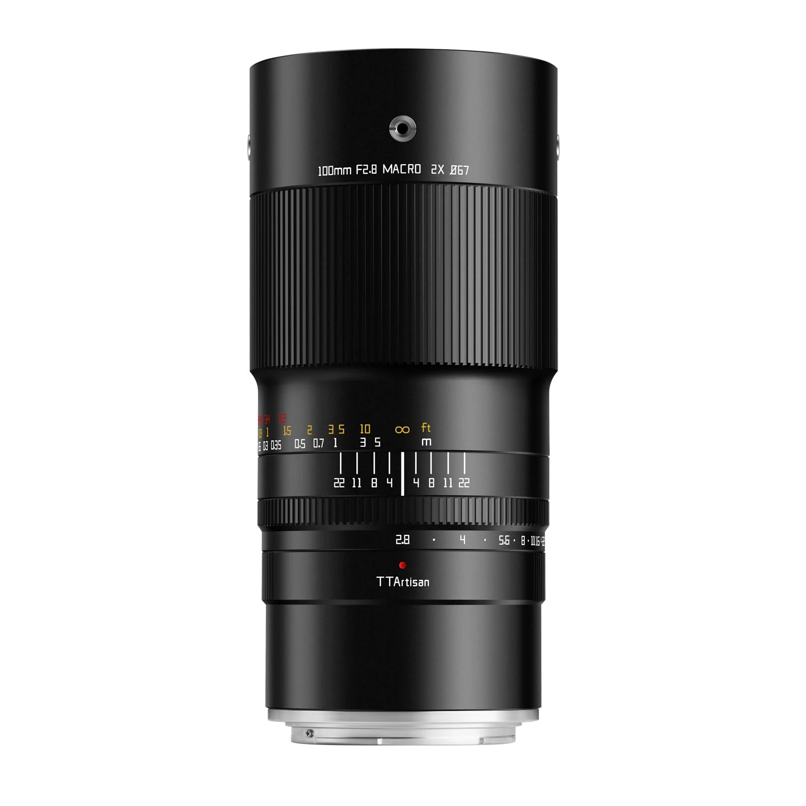 TTARTISAN 100mm F2.8 Macro 2X Camera Lens for Canon RF Mount Full Frame Manual Focus Lens for Miniature Photography