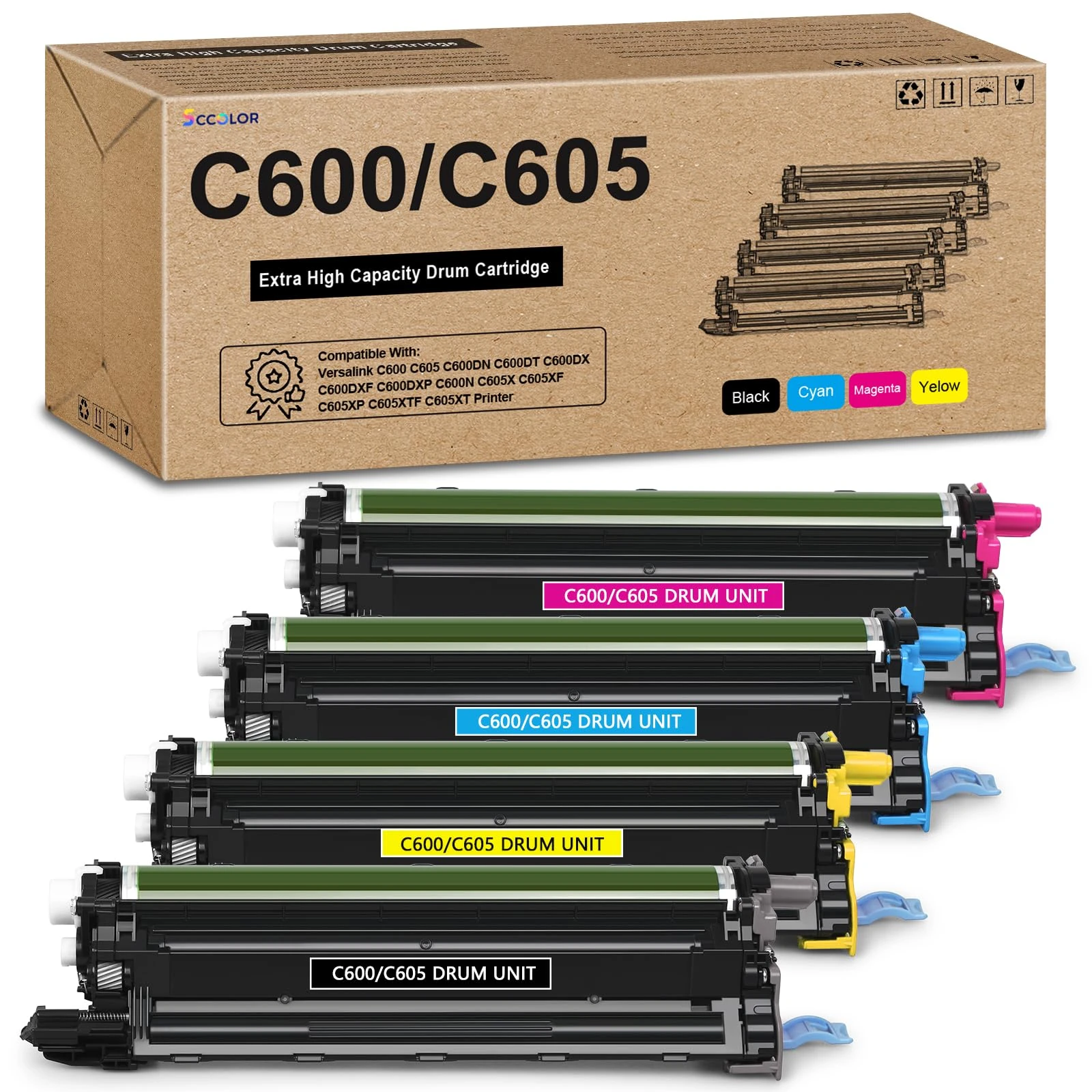 C605 C600 Drum Unit Versalink C600 C605 Drum Cartridge Replacement for Xerox Versalink C600DN C600DT C600DX C600DXF C600DXP C600N C605X C605XF C605XP C605XTF C605XT Printer