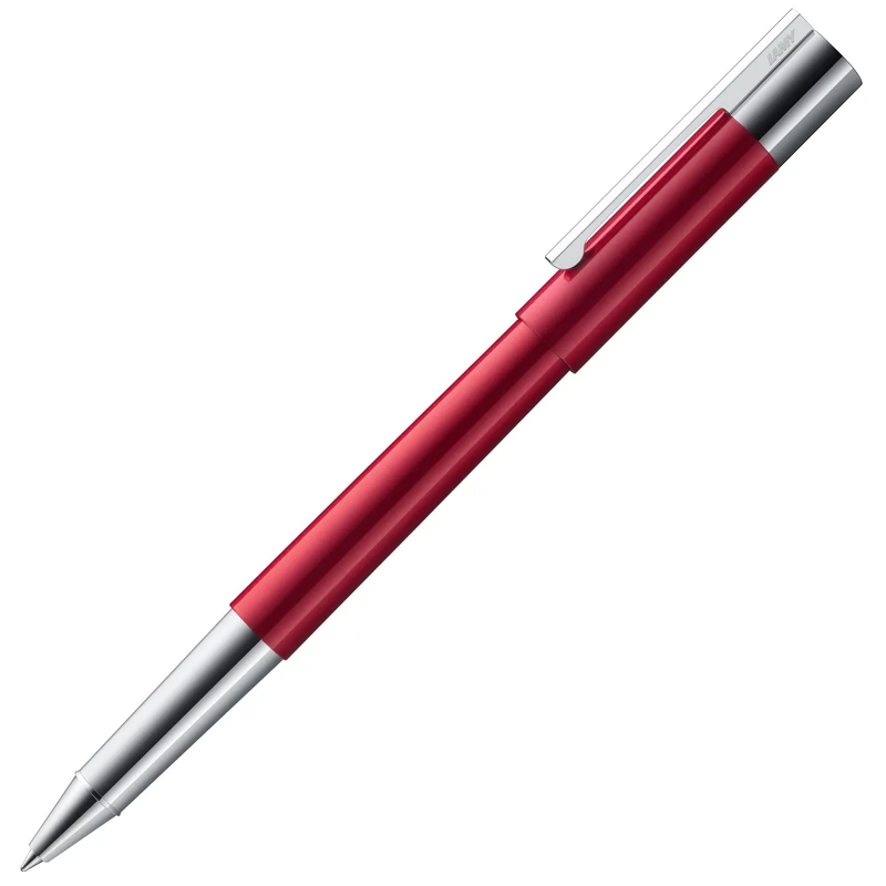 LAMY scala pianored - puristic Rollerball Pen in robust all-metal body & glossy lacquer finish - polished grip & in line width M - including LAMY M 63 rollerball refill in black