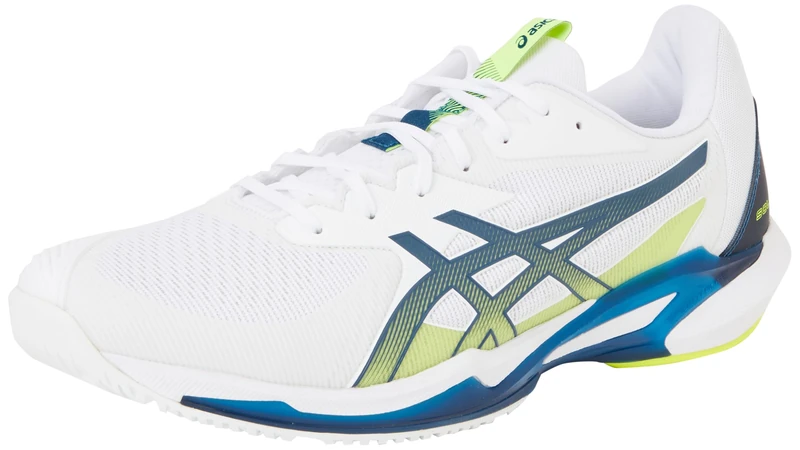 ASICS 1041A438-102 Solution Speed FF 3 Men White/Mako Blue UK 5