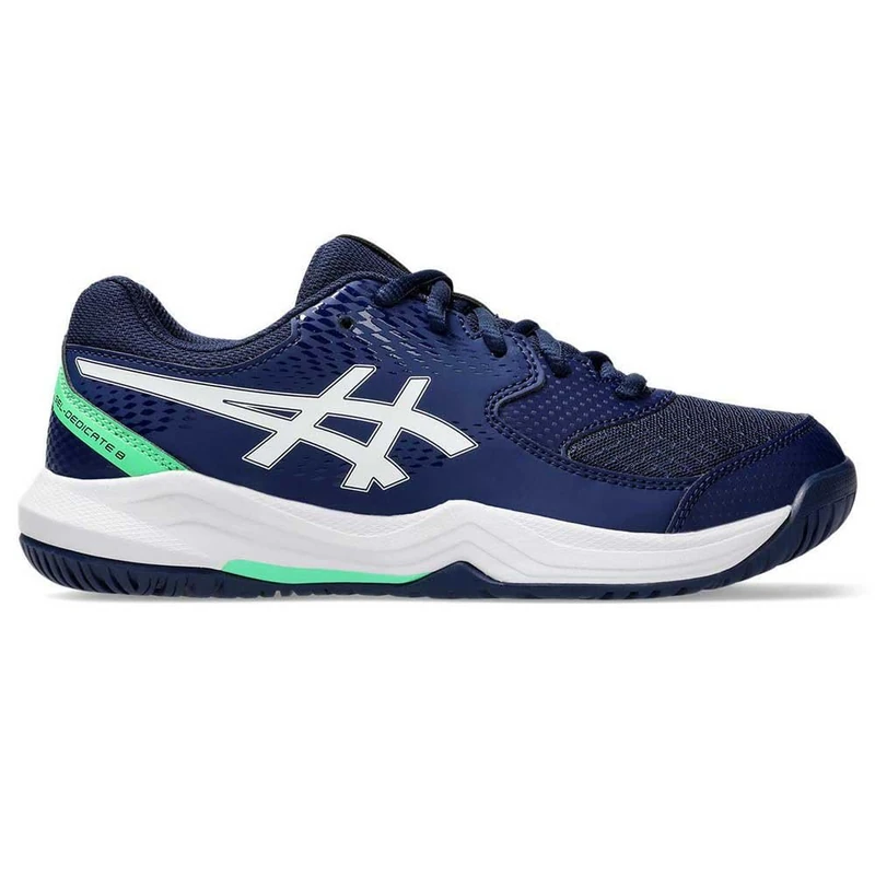Asics 1044A077-103 Gel-Dedicate 8 GS Men Black/Tuna Blue UK 5