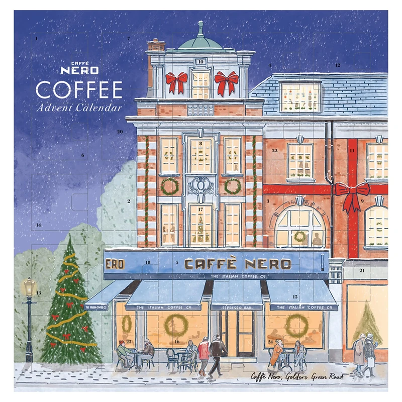 Caffè Nero | Coffee Pod Advent Calendar | Perfect For Coffee Lovers and as a Gift | Filled with 24 coffee capsules