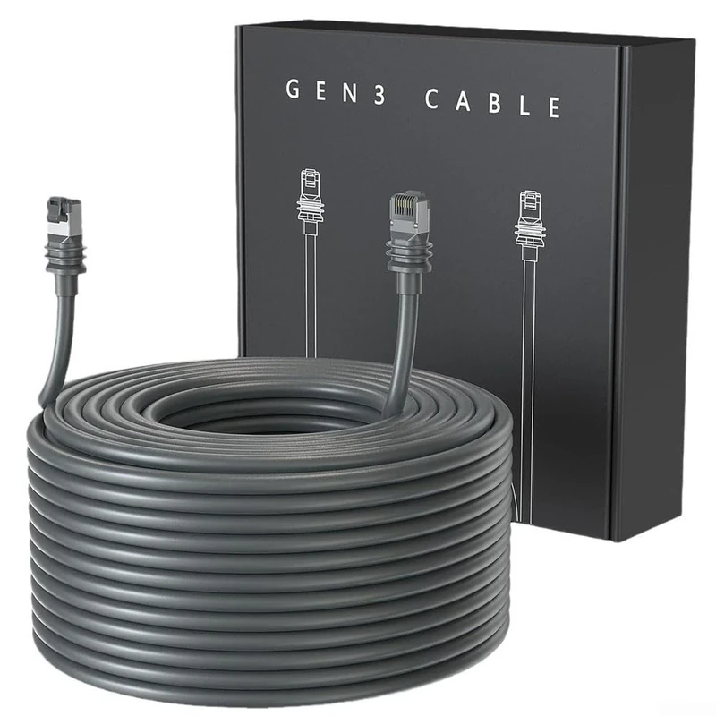 ARMYJY Cable For Starlink Extension Kit,Waterproof Replacement For Starlink Gen 3 Extension Cables For Gen 3(30M)