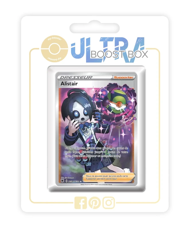 Alistair (Allister) UB-TG24/GG30 Alternative Shiny Pokémon Gallery - my-booster X Épée et Bouclier 10 Astres Radieux - Box of 10 Pokemon French Cards