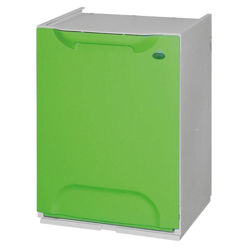 WELL HOME MOBILIARIO & DECORACIÓN Green Polypropylene Recycling Bin 20 Litre Container