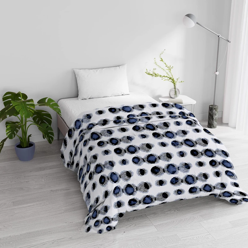 Italian Bed Linen BASIC Quilted and Printed Winter Quilt Optical, Single 160 x 245 cm