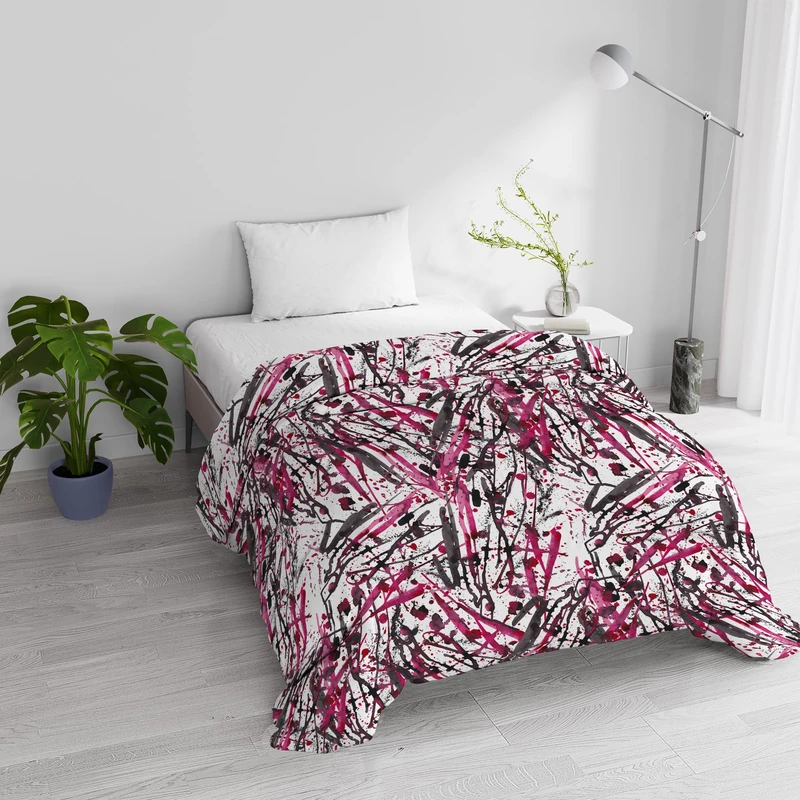 Italian Bed Linen BASIC Crazy Winter Printed Quilted Quilt 200 x 245 cm