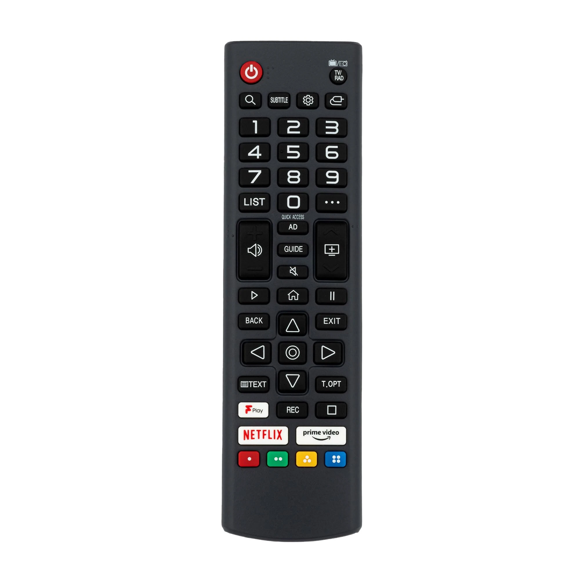 Cello Remote Control for WEBOS TV, 9 Numeric Buttons, Netflix, With Free View play and Prime Video Buttons
