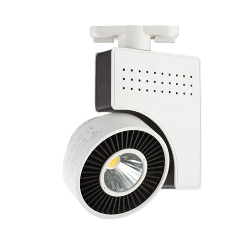 VoltShine LED Track Spotlight 33W 4000K, Two Wires, Ideal for Ambient Lighting and highlighting Elements in Museums or Shops. - Image 1
