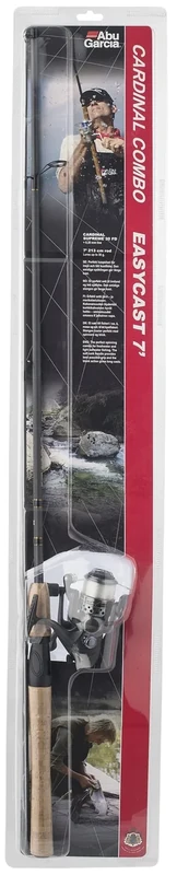 Abu Garcia Cardinal Easy Cast Spinning Combo – Beginner-Friendly Fishing Rod and Reel Set with Pre-Spooled Line – Lightweight, Durable and Easy to Use – Ideal for Freshwater Anglers, 7ft 10-40g