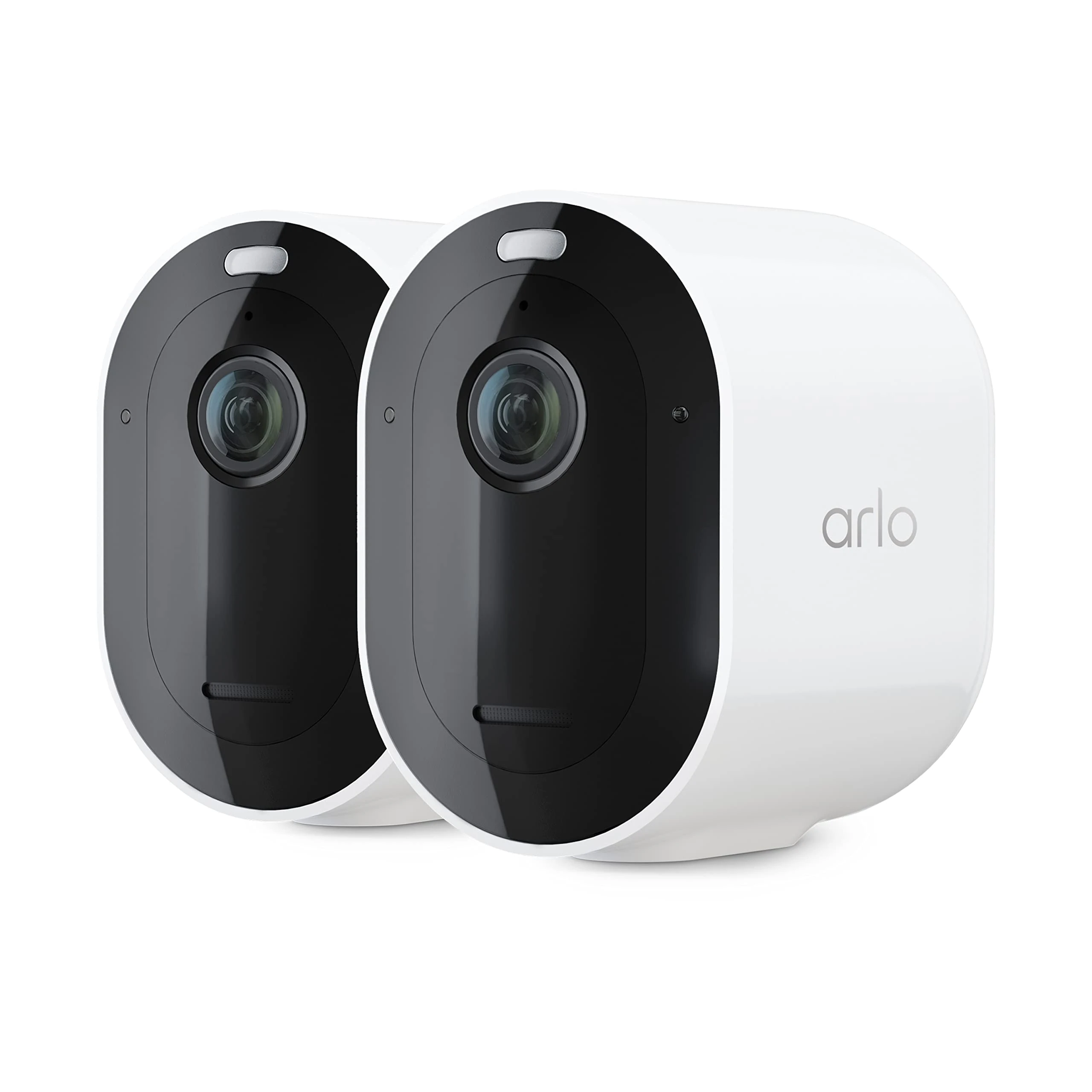 Arlo Pro 5S 2K Spotlight Camera - 2 Pack - Security Cameras Wireless Outdoor, Dual Band Wi-Fi, Color Night Vision, 2-Way Audio, Home Security Cameras, Home Improvement, White – VMC4260P