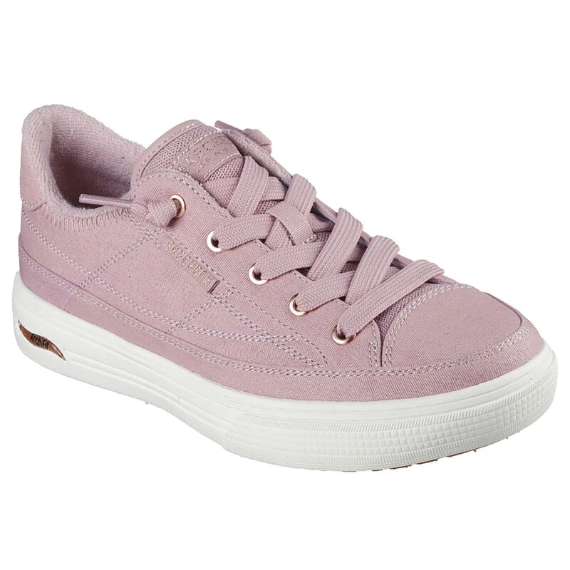 Skechers Women's Arch Fit Arcade-Meet Ya There Sneaker, Mauve, 6 UK
