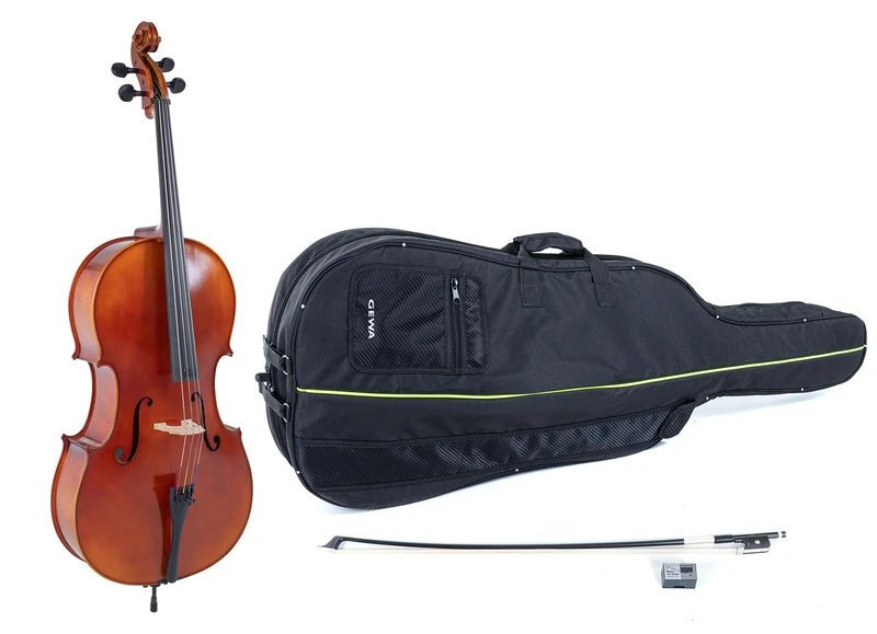 GEWA Cello, Cello Set Series Ideale VC2-1/4 Ready to play, incl. bag, Carbon bow, Larsen Aurora strings