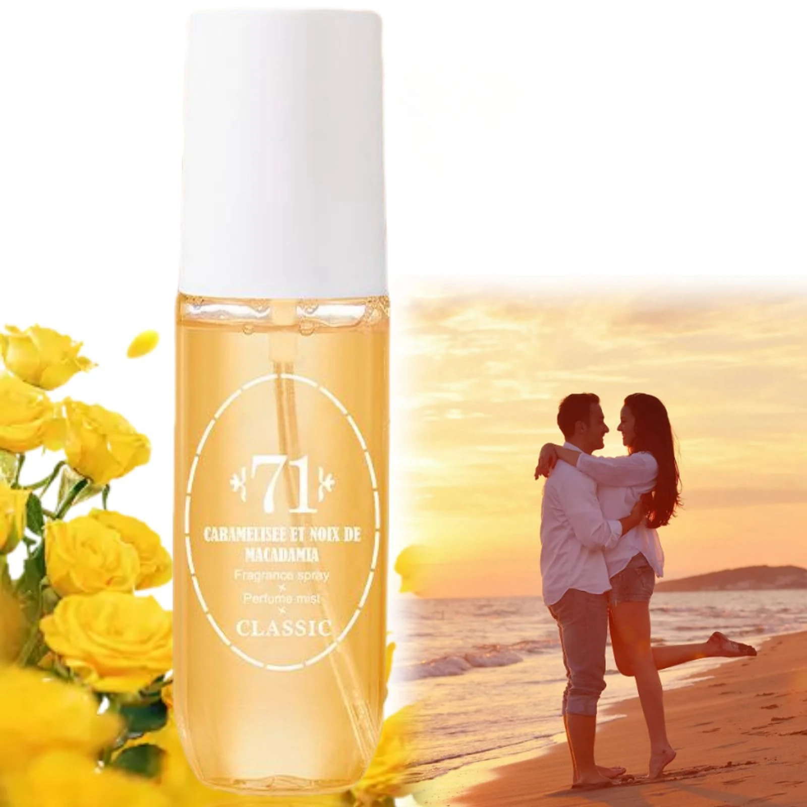 90ML Brazilian Hair and Body Fragrance Mist - Long-Lasting Fresh Fruity Perfume Spray for Women #71