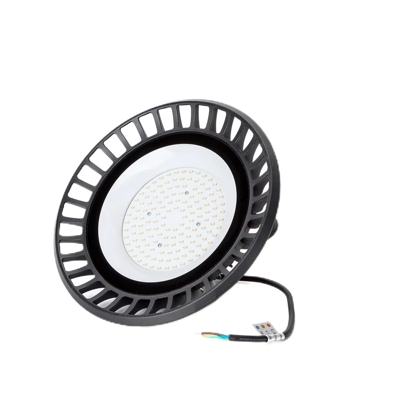 High Bay LED 100W: Light up your spaces with efficiency and power. With 4 years warranty, this light warehouses and industrial areas. Quality and durability assured! - Image 1