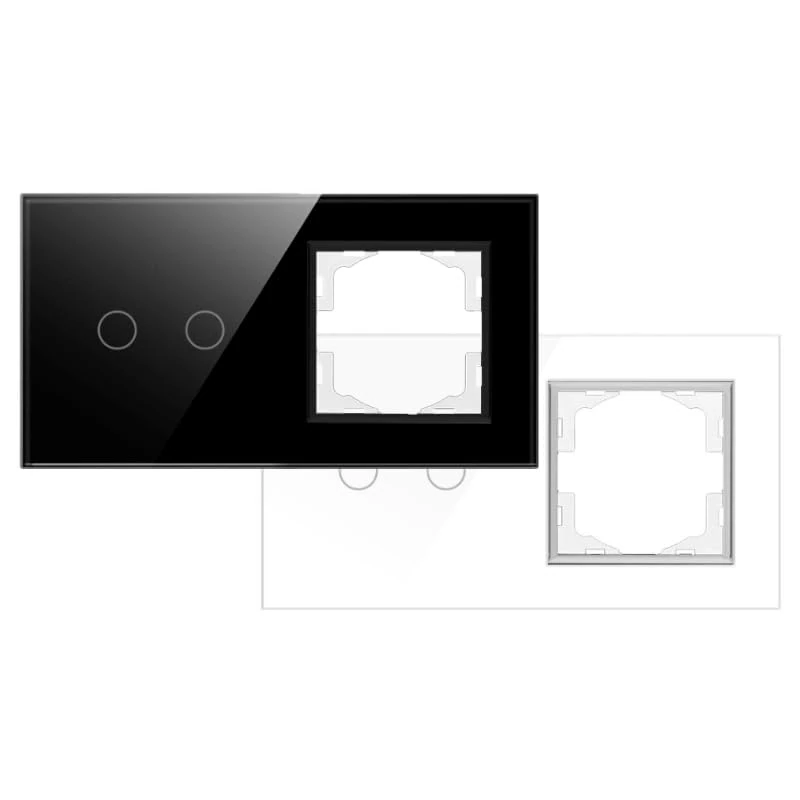 VoltShine Simple Triple Switch - PJ Black, The Ideal Solution for efficient Lighting Control, its Modern Design enhances The Aesthetics of Any Room in Your Home. - Image 1