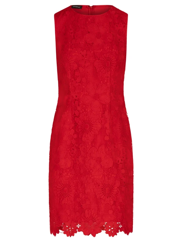 APART Fashion Lace Dress, red, 18