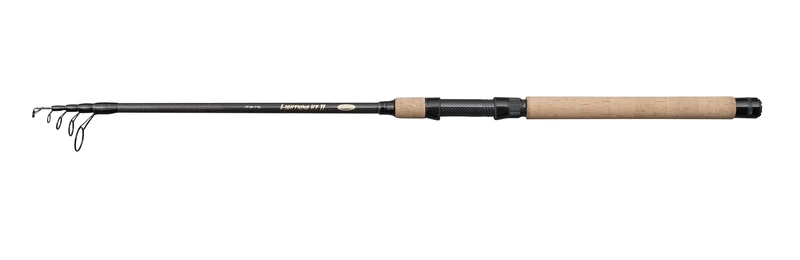 Berkley Lightning HT II Telescopic Spinning Rod – Lightweight 24HDC Carbon, Stainless Steel Minima Guides, Full Cork Handle, Ideal for Freshwater and Saltwater Fishing Anglers, 2.13m