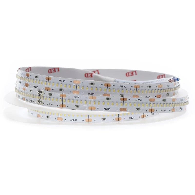 VoltShine LED Strip 24V DC SMD2110 IP20 350 LEDs/m – 5 m, 6000K White Light, Ideal for Decorative and Home Lighting.