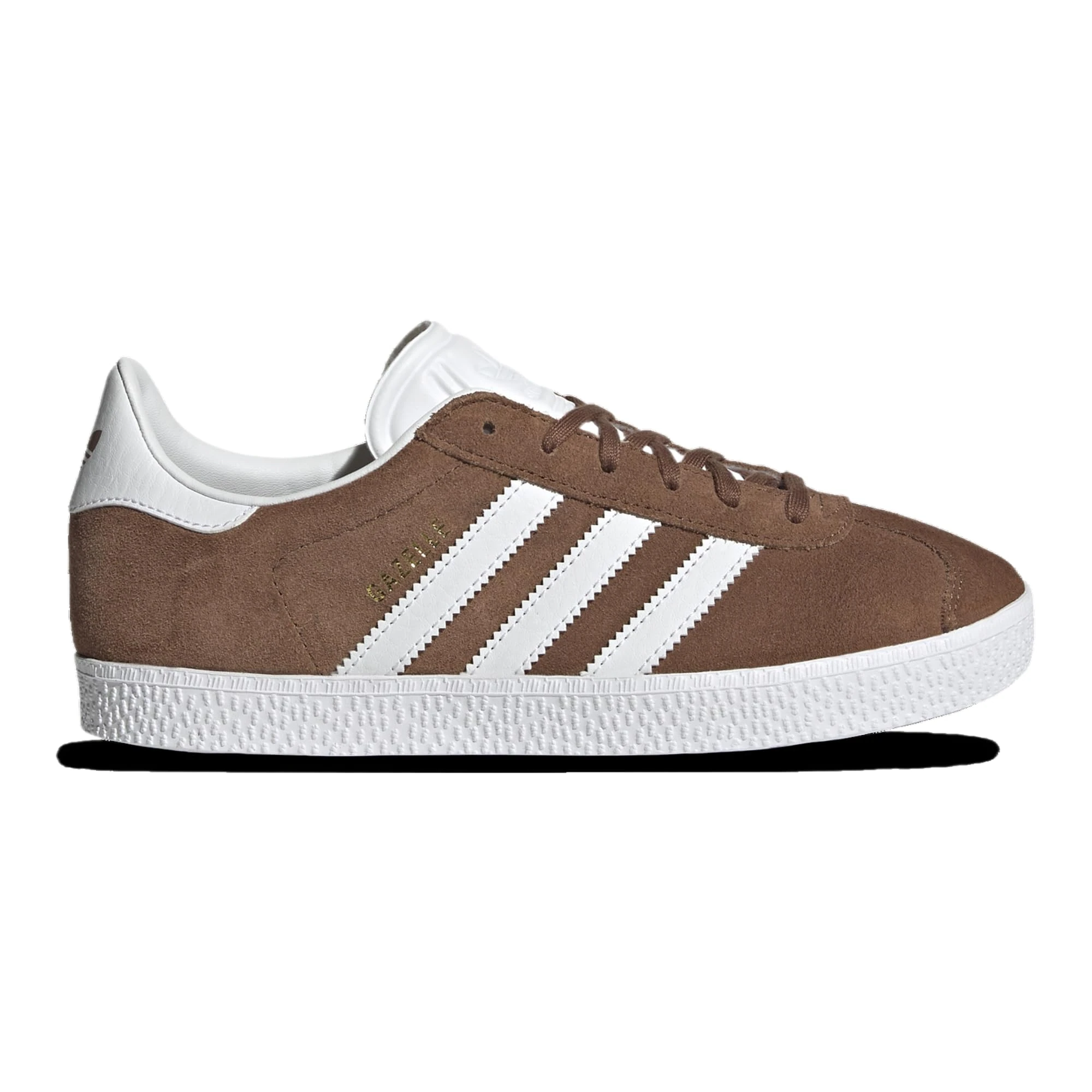 adidas Gazelle Big Boys' Trainers, Dark brown and white, 39/39.5 EU