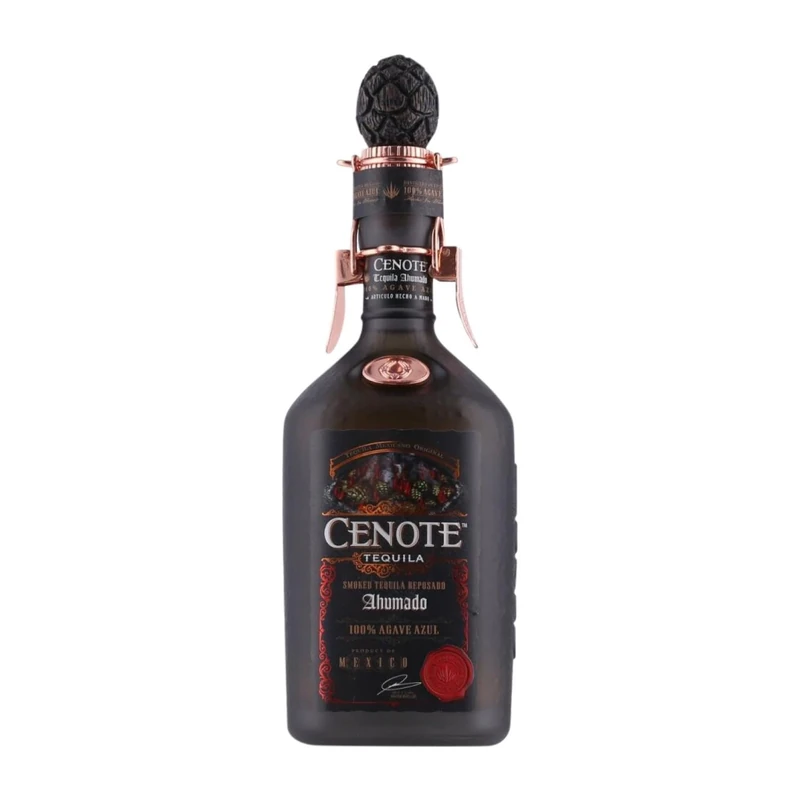 Cenote Ahumado Tequila 70cl, 40% ABV | 100% Blue Weber Agave, Natural Volcanic Water, Premium Aged Tequila, Smoked Agave